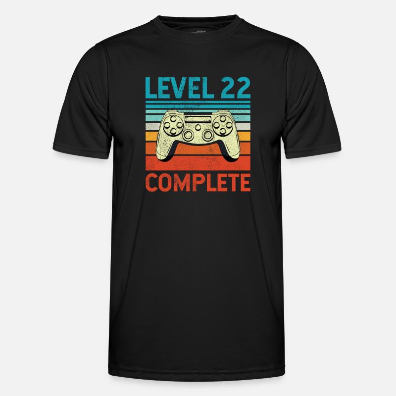 Level 22 Complete - Men's Functional T-Shirt - black