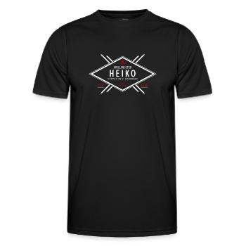 Grillmeister Heiko Vorname Name - Männer Funktions-T-Shirt - Schwarz - Vorne - AI Model Male 178 dark (178cm)