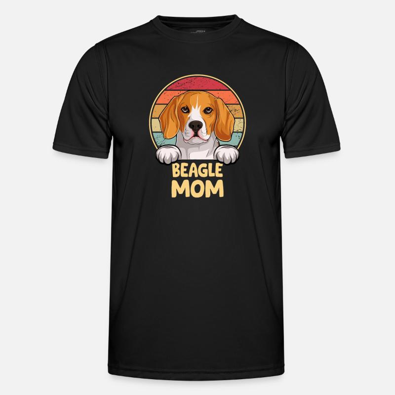 Beagle Gift Dogs - Men's Functional T-Shirt - black