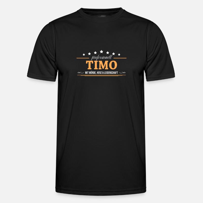 Professionell Timo Name Vorname Männer Funktions-T-Shirt