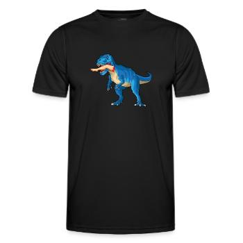 Leg surgery wheelchair lost leg - Men's Functional T-Shirt - black - Front - AI Model Male 178 dark (178cm)