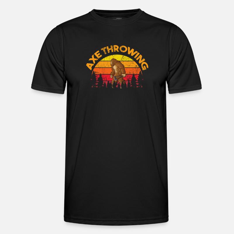 Throwing an axe Men's Functional T-Shirt