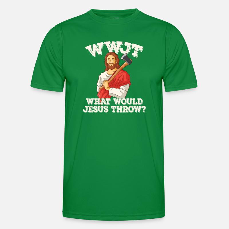 Axt Werfen Männer Funktions-T-Shirt