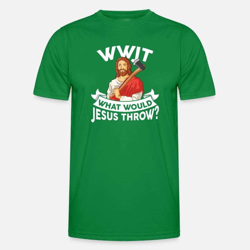 Axt Werfen Männer Funktions-T-Shirt