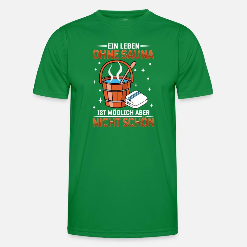 Sauna Männer Funktions-T-Shirt