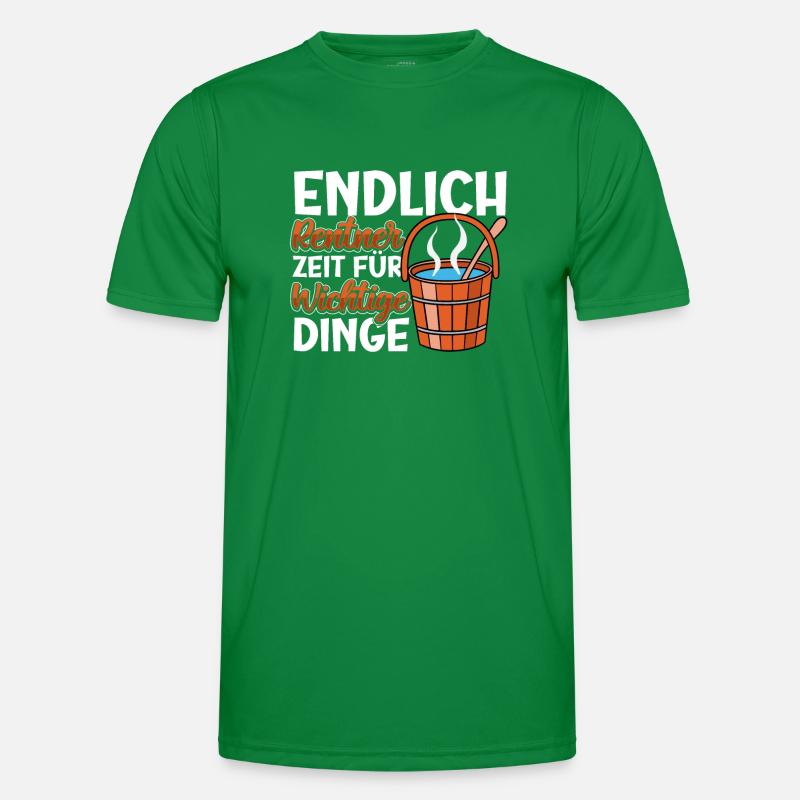 Sauna Männer Funktions-T-Shirt