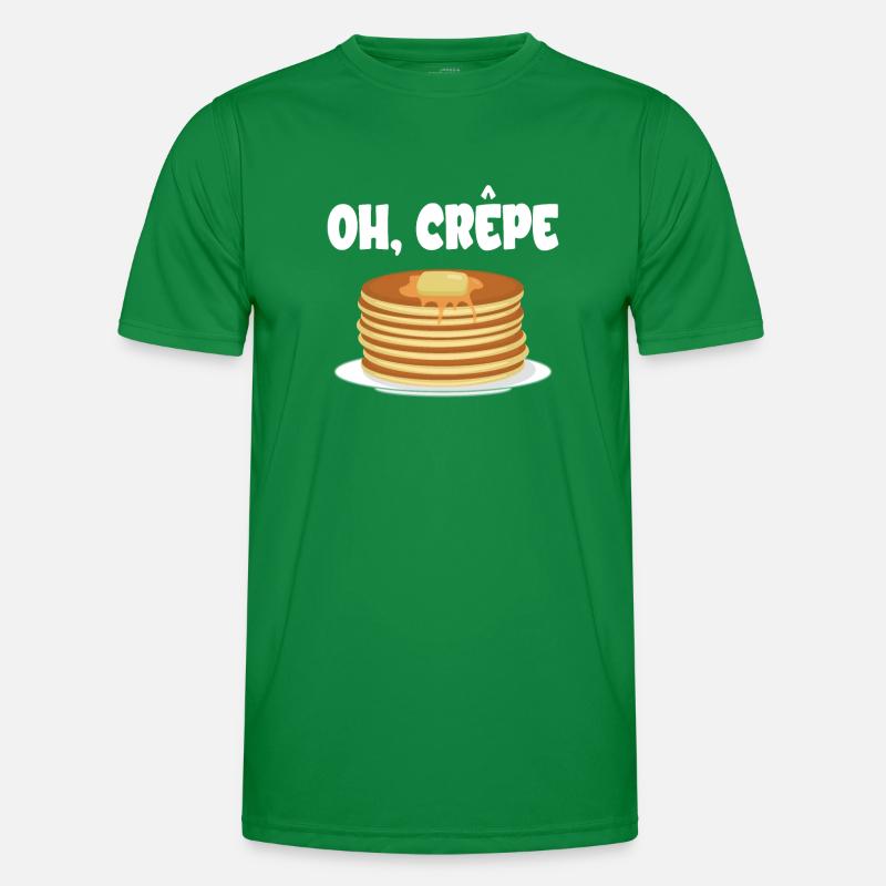 Panqueques Camiseta funcional para hombres