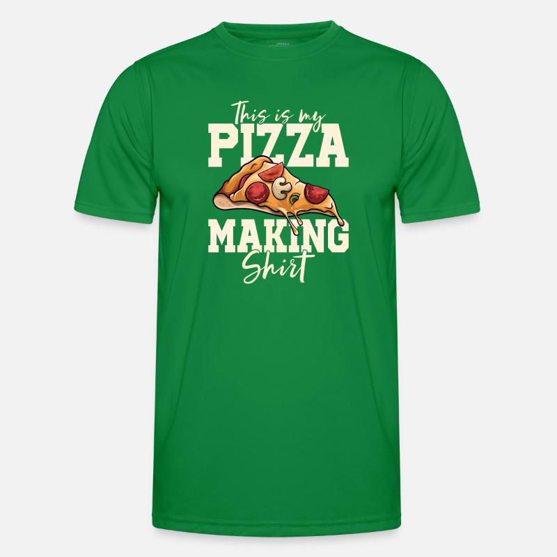 Pizza Bäcker Pizza selber machen Männer Funktions-T-Shirt