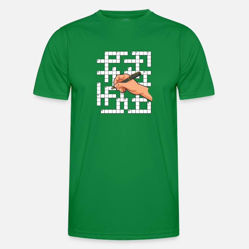 Solve crossword puzzles Men's Functional T-Shirt