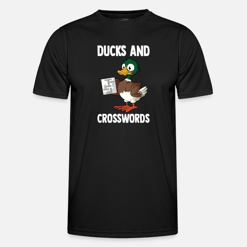 Solve crossword puzzles - Men's Functional T-Shirt - black