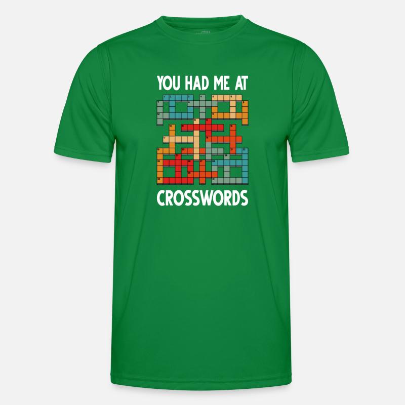 Solve crossword puzzles Men's Functional T-Shirt