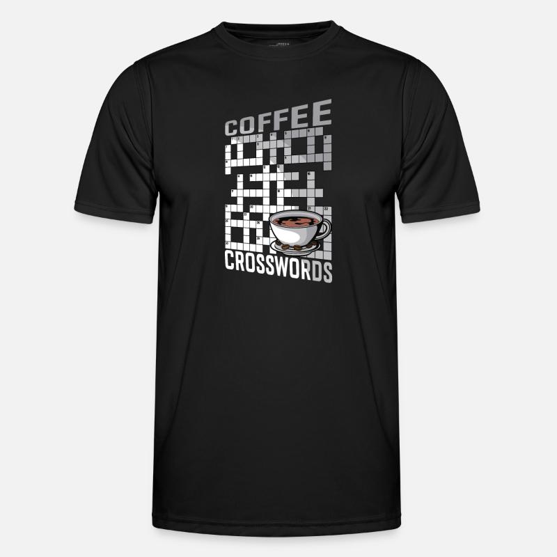 Solve crossword puzzles - Men's Functional T-Shirt - black