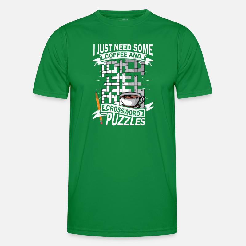 Solve crossword puzzles Men's Functional T-Shirt