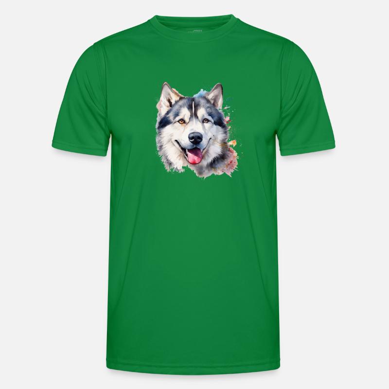 Alaskan Malamute Men's Functional T-Shirt