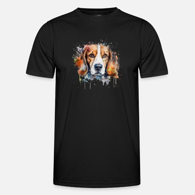 Beagle Männer Funktions-T-Shirt