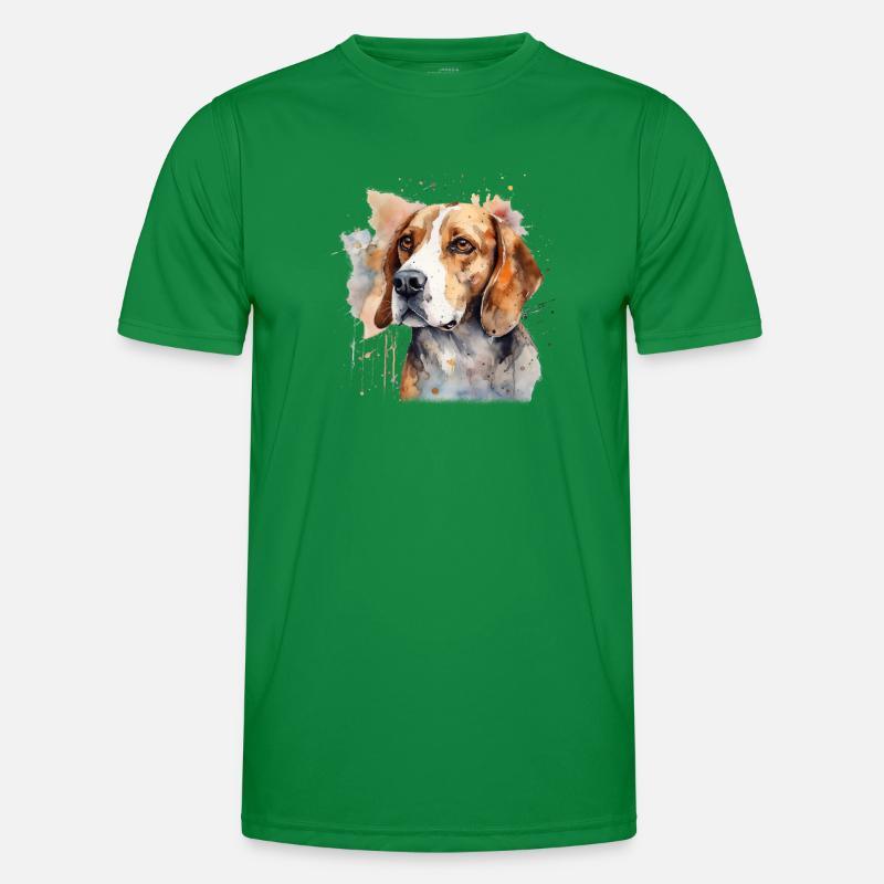Beagle Männer Funktions-T-Shirt