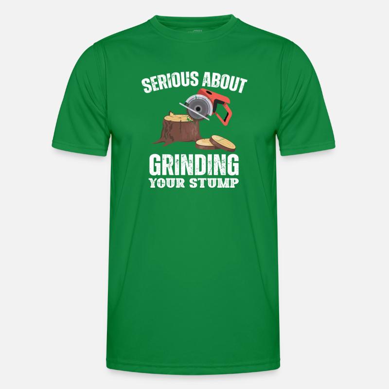 Bûcheron tronçonneuse arboriste T-shirt sport Homme