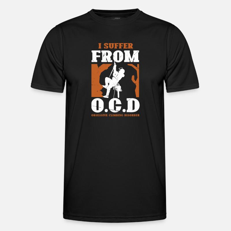Lumberjack Chainsaw Arborist - Men's Functional T-Shirt - black