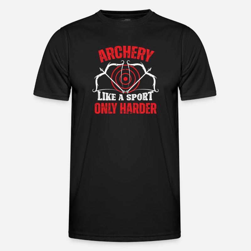 Archery Archery Bow - Men's Functional T-Shirt - black