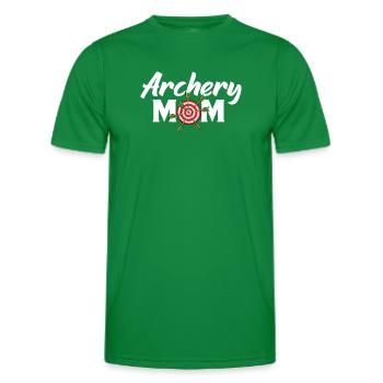 Arc de tir à l’arc - T-shirt sport Homme - vert - Devant - AI Model Male 178 dark (178cm)