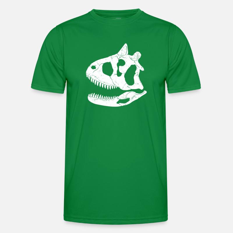 Carnotaurus Fossil Schädel Männer Funktions-T-Shirt