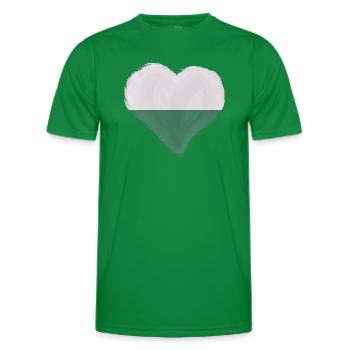Sachsen Flagge Sächsische Fahne Ossi Urlaub SN - Männer Funktions-T-Shirt - Kelly Green - Vorne - AI Model Male 178 dark (178cm)