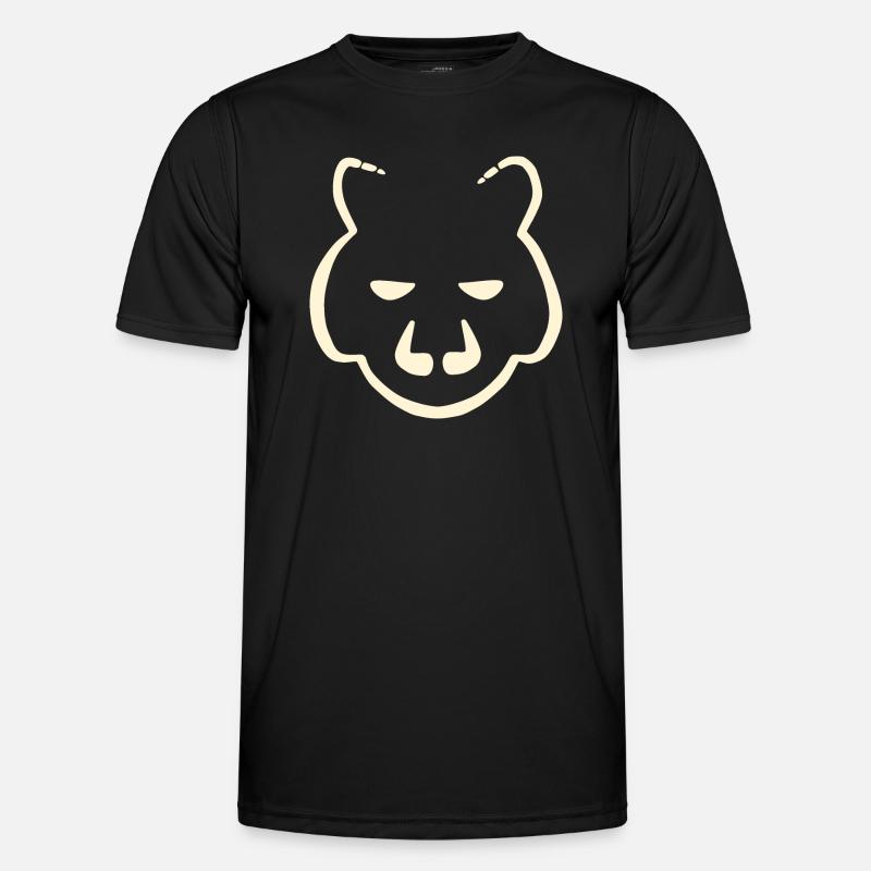 Blick - Männer Funktions-T-Shirt - Schwarz