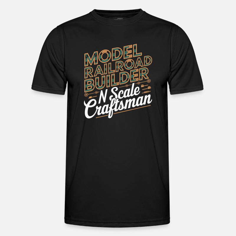 N-Spur Leidenschaft - Männer Funktions-T-Shirt - Schwarz