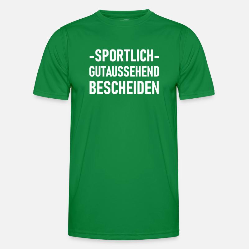 Sportlich Männer Funktions-T-Shirt