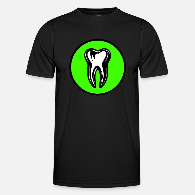 Tooth Dentist Icon - Men's Functional T-Shirt - black