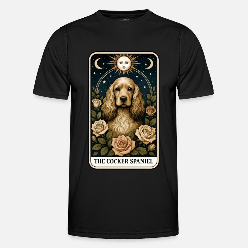 Cocker Spaniel - Männer Funktions-T-Shirt - Schwarz