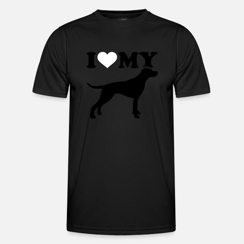 English Pointer - Männer Funktions-T-Shirt - Schwarz
