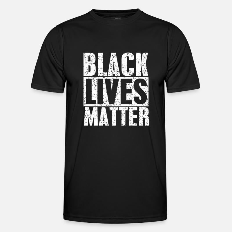 Black Lives Matter, BLM - Men's Functional T-Shirt - black