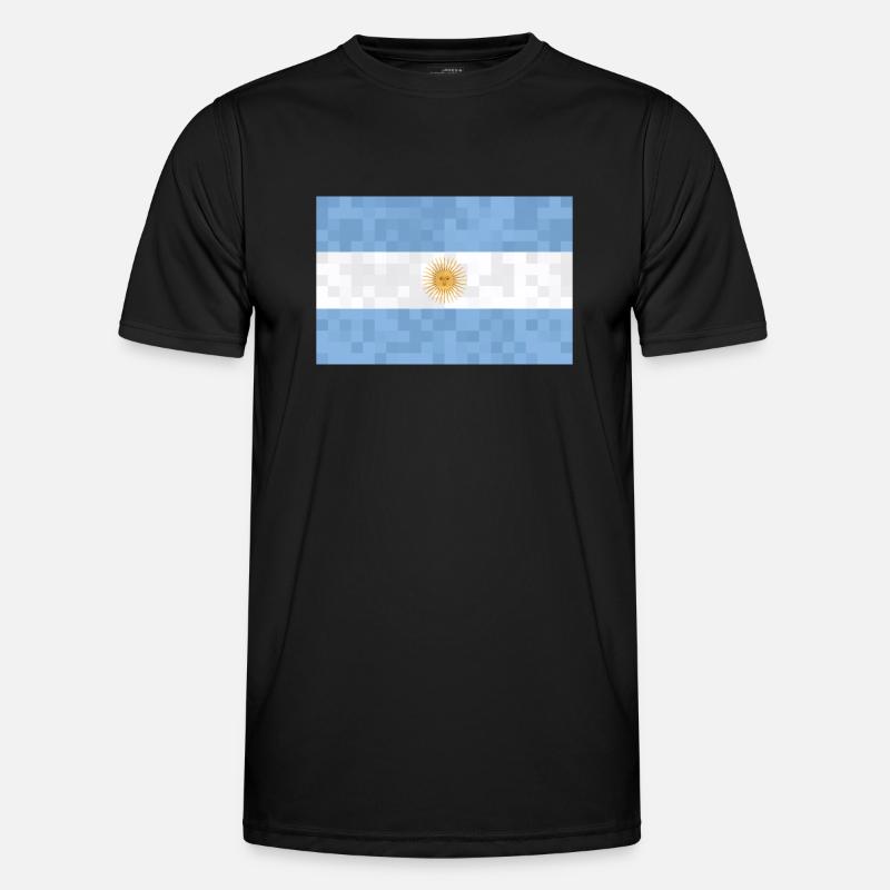 Drapeau de l’Argentine Amérique du Sud Drapeau argentin T-shirt sport Homme