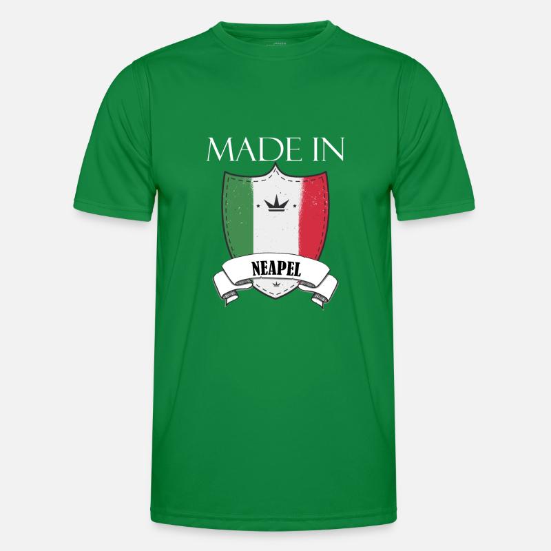 Made in Neapel Männer Funktions-T-Shirt
