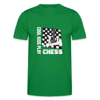 Échecs Proverbes - T-shirt sport Homme - vert - Devant - AI Model Male 178 dark (178cm)