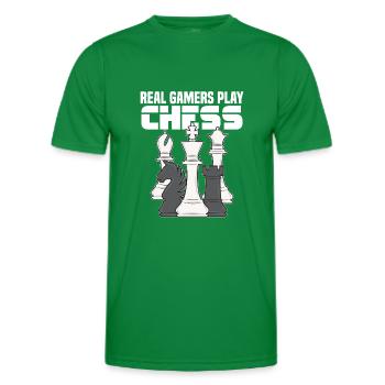 Échecs Proverbes - T-shirt sport Homme - vert - Devant - AI Model Male 178 dark (178cm)