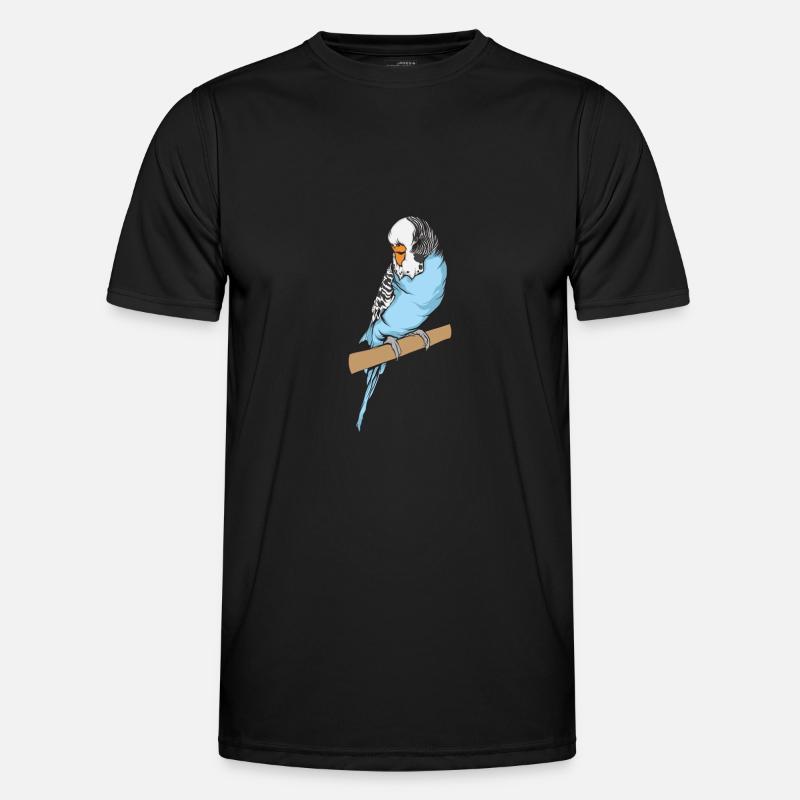 Budgerigar - Men's Functional T-Shirt - black