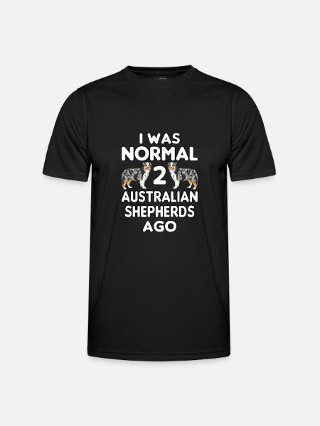 Australian Shepherd Dog Gifts - Men's Functional T-Shirt - black