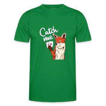 Doppelkopf - Männer Funktions-T-Shirt - Kelly Green - Vorne - AI Model Male 178 dark (178cm)