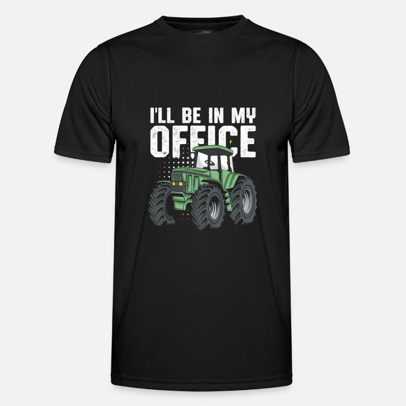 Tractor Farmer - Men's Functional T-Shirt - black