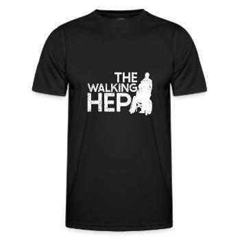 Curative Education Nurse Curative Education Care hep - Men's Functional T-Shirt - black - Front - AI Model Male 178 dark (178cm)
