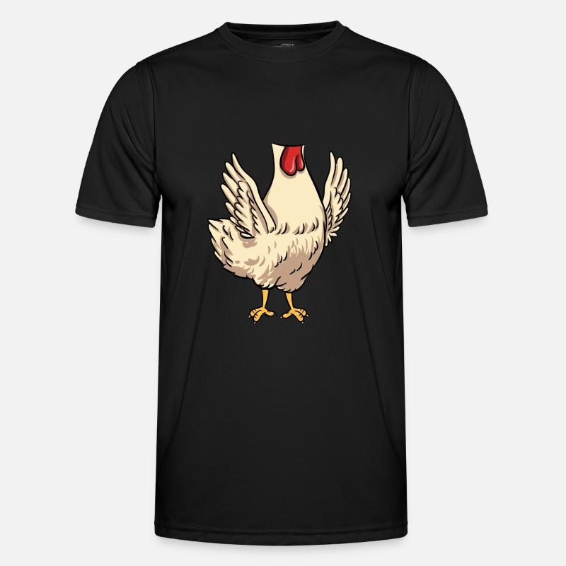 Headless Chicken Costume Halloween Men's Functional T-Shirt
