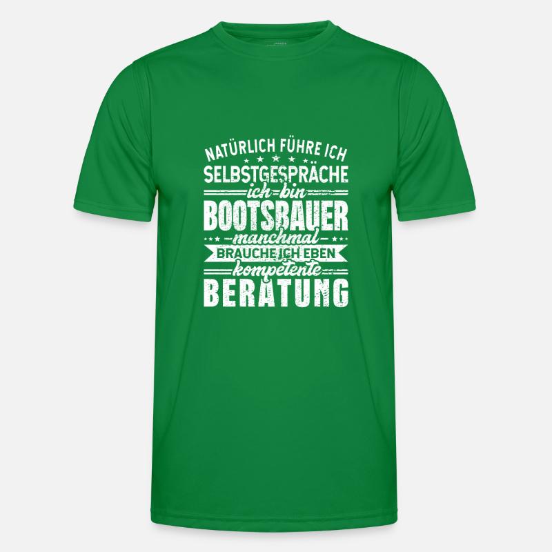 Bootsbauer Schiffsbauer Männer Funktions-T-Shirt