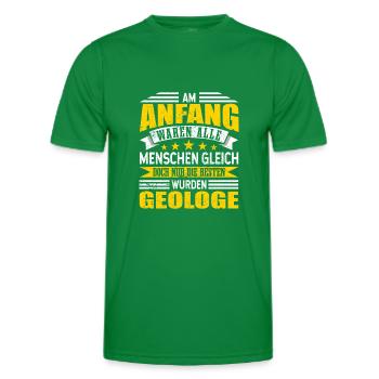 Geologe Alle Menschen gleich - Männer Funktions-T-Shirt - Kelly Green - Vorne - AI Model Male 178 dark (178cm)