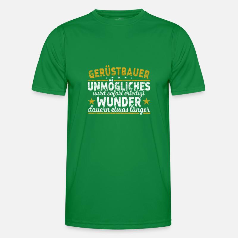 Gerüstbauer Männer Funktions-T-Shirt