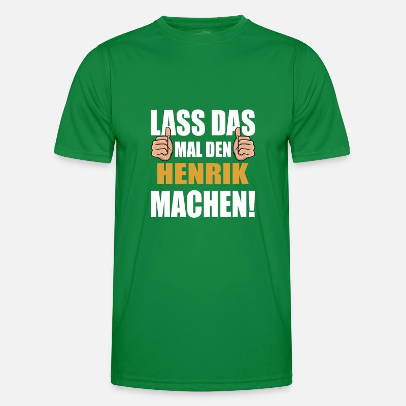 Lass das mal den Henrik machen Männer Funktions-T-Shirt