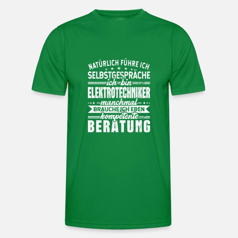 Elektrotechniker Männer Funktions-T-Shirt