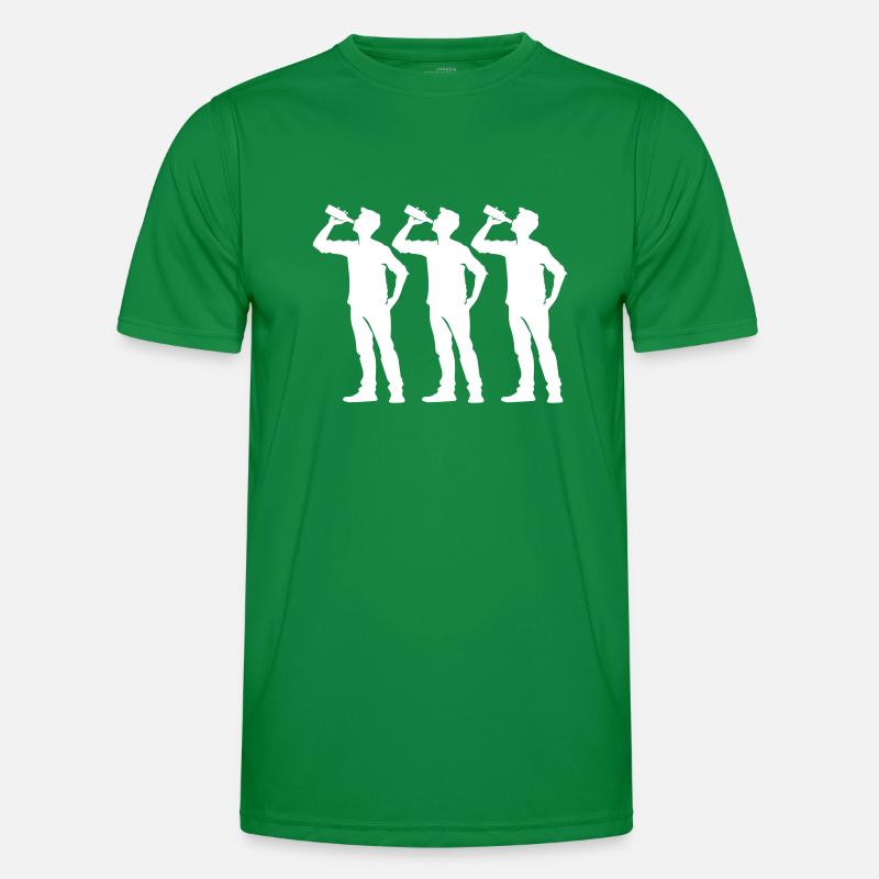 Drinker Team Bottle Men's Functional T-Shirt