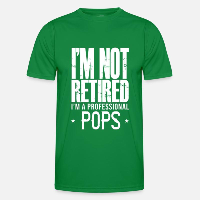 Pops Retirement Pop Pop Gift Männer Funktions-T-Shirt